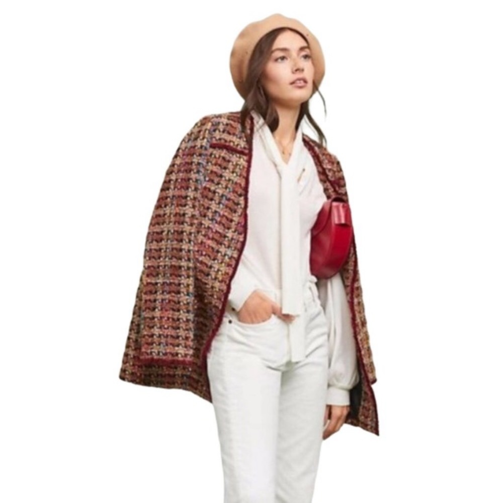 Anthropology Tweed Coat